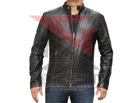 Hybrid Mens Leather Jacket